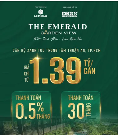 The Emerald Garden View – Lý do khiến dự án trở thành tâm điểm căn hộ Thuận An năm 2026